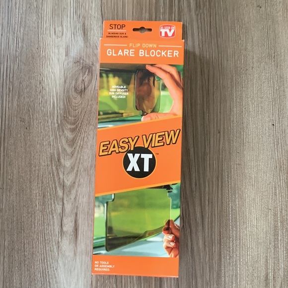 New Easy View XT Glare Blocker Universal Fit Car Sun Visor As Seen on TV - Picture 5 of 5